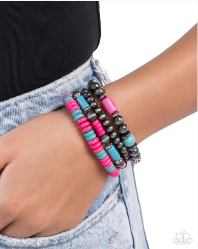 Adorably Abundant - Pink ♥ Bracelet