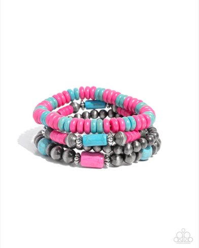 Adorably Abundant - Pink ♥ Bracelet