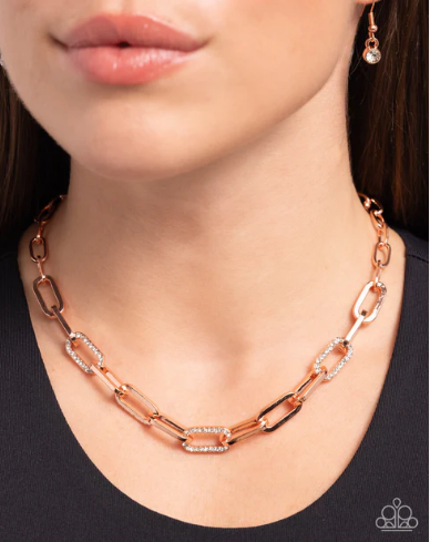 Understated Shimmer - Copper ♥ Necklace