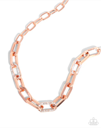 Understated Shimmer - Copper ♥ Necklace