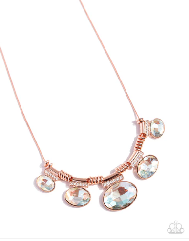 Socialite Status - Copper ♥ Necklace