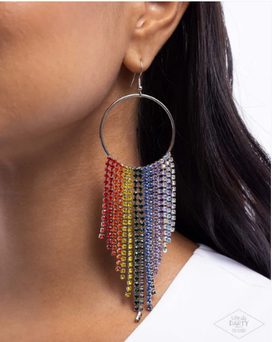 Streamlined Shimmer - Multi ♥ Earrings