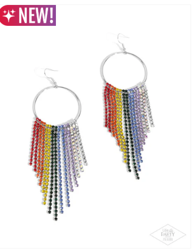 Streamlined Shimmer - Multi ♥ Earrings