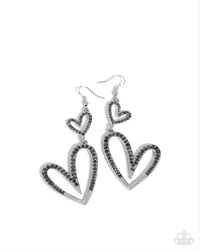 Power Couple - Silver ♥ Earrings
