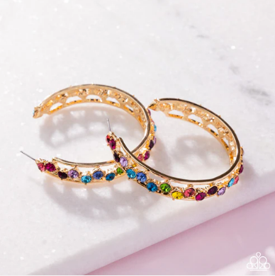 Scattered Sophistication - Multi ♥ Earrings