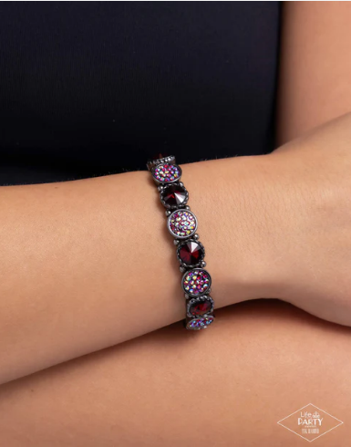 Take A Moment to Reflect - Red ♥ Bracelet