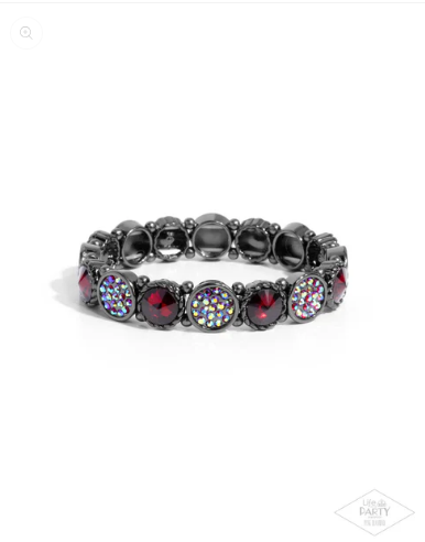 Take A Moment to Reflect - Red ♥ Bracelet