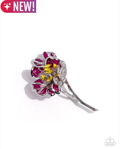 Blooming Biosphere - Pink ♥ Brooch