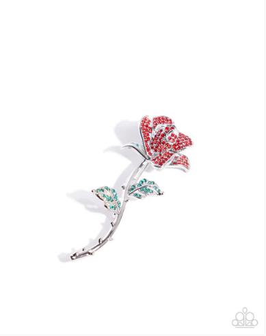 Reliable Rose - Red ♥ Brooch
