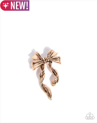 Bow Bonanza - Gold ♥ Brooch