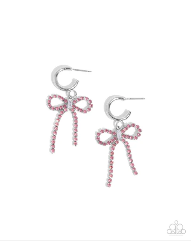 Whispering Whimsy - Pink ♥ Earrings