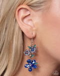 Breathtaking Bloom - Blue Earrings